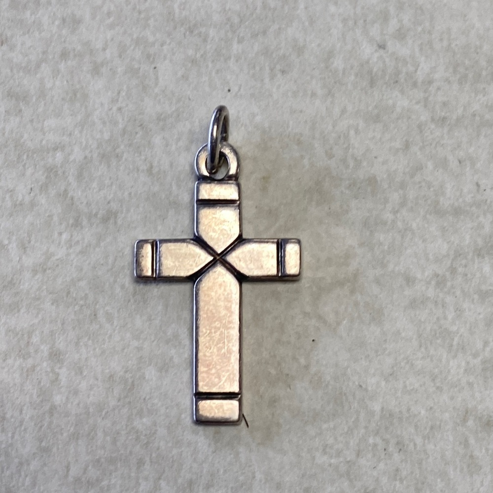 James Avery sterling silver cross pendant charm